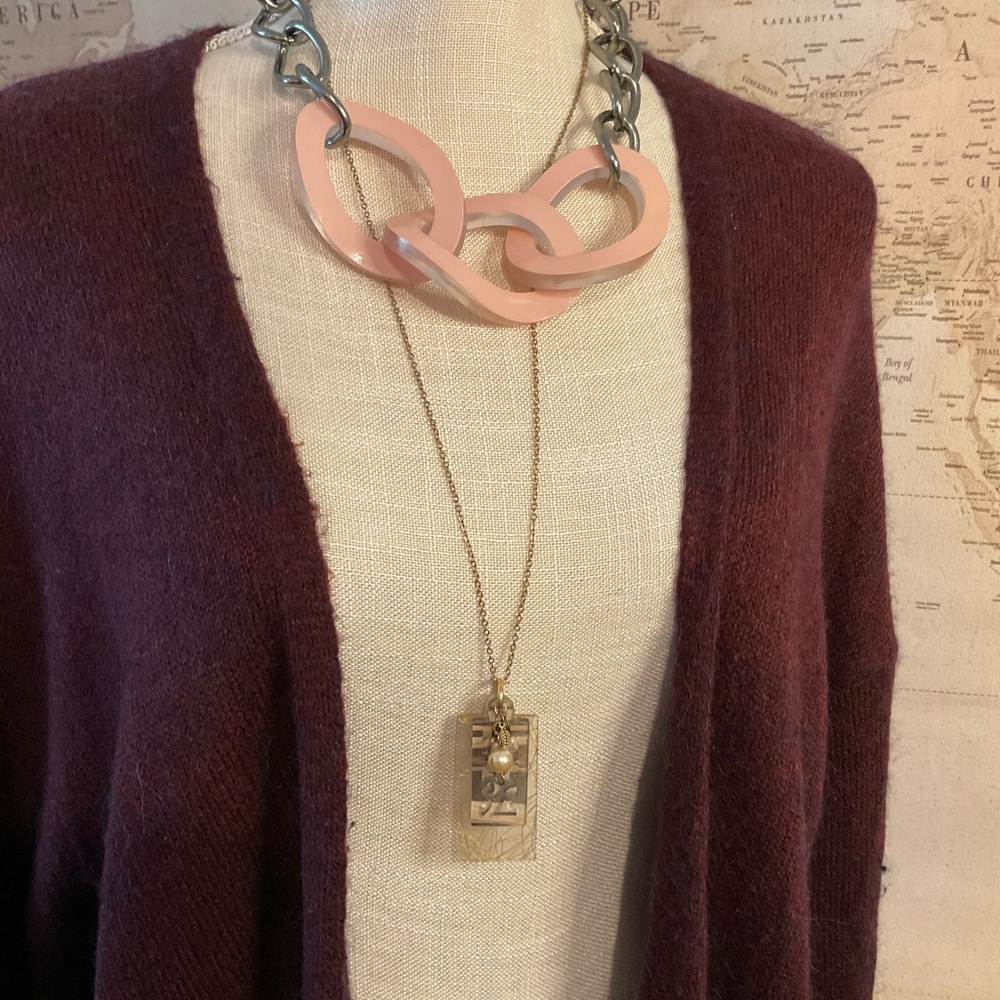 Two Beautiful Color By Amber Necklaces
